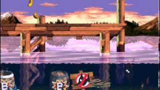 Donkey Kong Country 3 103 Part 1 Lake Orangatanga [upl. by Nahsab128]