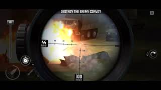 War Sniper Z11 Mission 28 Column Clashers Destroy The Enemy Convoy [upl. by Gow292]