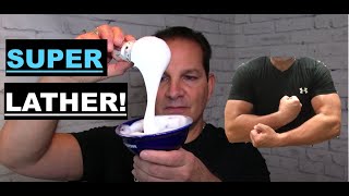 How To Make Super Shaving Lather [upl. by Sacttler632]