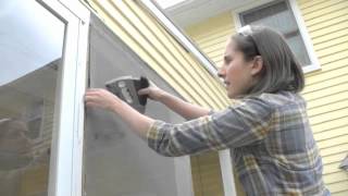 Screened Porch Repair  YHWDIYcom  Handywoman Powered DIY [upl. by Darach]