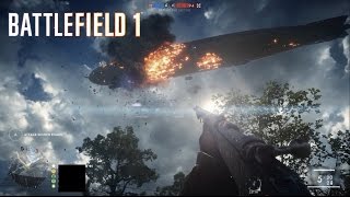 BATTLEFIELD 1 EPIC Airship Crash amp Destruction  VFX REF 2 [upl. by Salita]