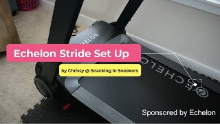 How to Set Up Your Echelon Stride Treadmill [upl. by Mortie]