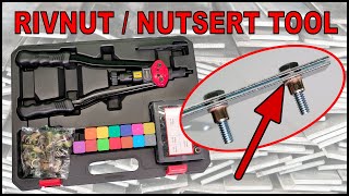 AIUITIO Rivnut Nutsert Tool Review and Demonstration [upl. by Aileen430]