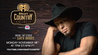 iHeartCountry Inside The Studio Live with Garth Brooks powered by Marathon [upl. by Nawyt]