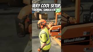 Farming Simulator 25 Sawmill  Very cool setup  Forestry Empire fs25 sawmill forestry shorts [upl. by Hillell88]