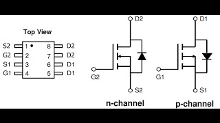 Reemplazo transistor mosfet SMD AO4606 y P2103NVG curso de electrónica gratis [upl. by East]