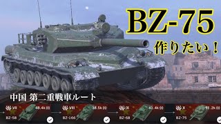 WoTb Tier10はHESHを撃てる152mm砲搭載のBZ75開発の道筋をTier7から乗ってチェック！ ゆっくり実況 [upl. by Henley810]