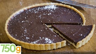 Recette de Tarte au chocolat inratable  750g [upl. by Eitac]