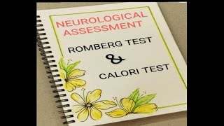 Romberg test or calori testimportant test for brain function in easy way [upl. by Swann]