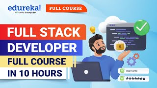 Full Stack Web Developer Course  10 Hours  Full Stack Web Development Full Course  Edureka [upl. by Marabel183]