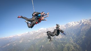 Jetzt erst recht 🪂 JUMPTHEALPS mit Skydive Switzerland [upl. by Oilerua984]