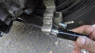 Honda Navi Brake adjustment  better video  dual brake adjustment [upl. by Nobie942]