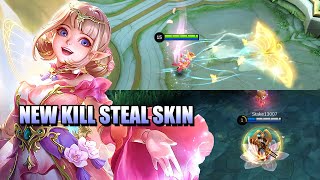 HOW MUCH IS ANGELAS FLORAL ELF COLLECTOR SKIN  MOBILE LEGENDS [upl. by Anewor]