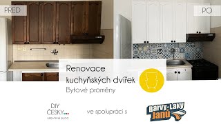 Renovace kuchyňských dvířek  DIY česky [upl. by Azial]