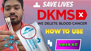 DKMS swab kit instructions Dkms bmst wsab kit unboxinx Dkms bmst how to use Technical suroj [upl. by Gale]