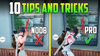 Top 10 Tips amp Tricks in PUBG Mobile  Guide To Become a Pro [upl. by Joel776]