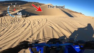 Riding next to the bowl Sand Mountain Nevada [upl. by Cutlor]