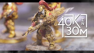 Warhammer 40k Battle Report Custodes VS World Eaters 1500 Pts [upl. by Koren]