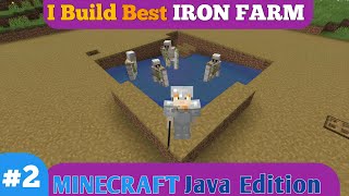 I Build Best IRON FARM in MINECRAFT Java Edition  Minecraft Survival Episode 2  CarryMinati [upl. by Kipp]