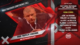 TRIPLE H SHOOTS ON MATT RIDDLE  AUDIO [upl. by Araihc347]