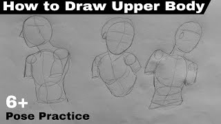 How to Draw Upper Body for BeginnersMrArtistMonojit [upl. by Neron]