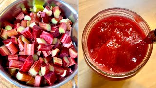 Confiture à la Rhubarbe shorts [upl. by Ayahs]