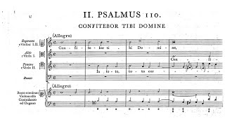 Zelenka  Confitebor tibi Domine ZWV 72 Urtext score [upl. by Atiuqin32]