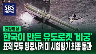 국내 방위산업체 LIG 넥스원의 275인치 유도로켓 비궁 미 국방부 해외비교시험FCT 최종 시험 발사에서 6발 모두 표적을 명중시켜 평가 통과해 현장영상  SBS [upl. by Odlaumor97]