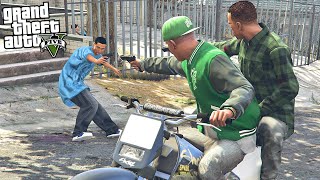 GTA 5 FRANKLIN amp CJ  GROVE STREET FAMILES TAKING TERRITORY  TAKING OVER GTA 5 MODS [upl. by Muriah299]