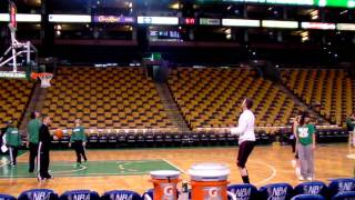 Mike Miller pregame workout 5711 [upl. by Annabell]