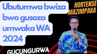 UBUTUMWA BUKUGENEWE MURI IZIMPERA Z UMWAKA 2024  INYIGISHO NZIZA YA PASTOR HORTENSE MAZIMPAKA [upl. by Anoyek]