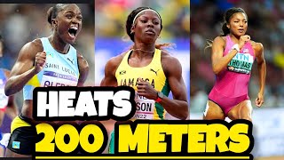 Women 200Meters HEAT Full Race Recap Paris Olympic [upl. by Sivolc]