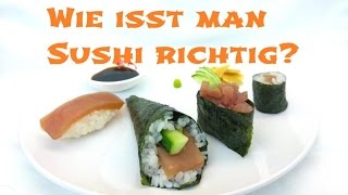 Wie isst man Sushi richtig [upl. by Ayikaz]