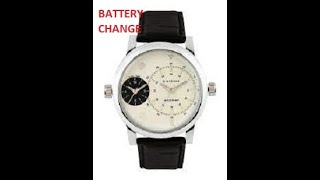 Giordano Watch Battery Change [upl. by Bock]