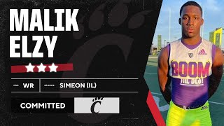 BREAKING 3star WR Malik Elzy commits to the Cincinnati Bearcats [upl. by Adnouqal]