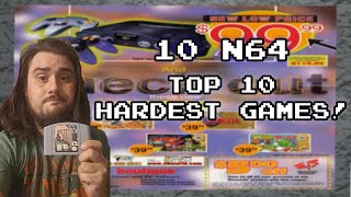 My Top 10 Hardest N64 Games [upl. by Aicekal353]