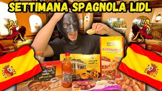 PROVO TUTTO il CIBO Della SETTIMANA SPAGNOLA Della LIDL  DIOS MIOOSSS [upl. by Balliol]