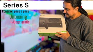 Xbox Series S Black edition  Unboxing y conexión paso a paso [upl. by Ellerol]