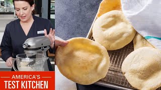 How to Make Chewy Tender Pita Bread with Pockets Every Single Time [upl. by Ayotnahs942]