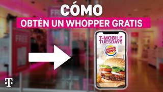 Obtén un Producto Gratis en Burger King Gracias a TMobile Tuesdays  TMobile Español [upl. by Asirrak640]