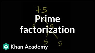 Prime factorization  Factors and multiples  PreAlgebra  Khan Academy [upl. by Alleciram]