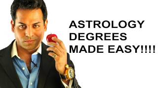 Astrology lesson 2 Astrology degree of planets and signs made easy What are degrees in astrology [upl. by Bonnie]