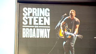 Springsteen on Broadway first fullcapacity Broadway show since pandemic began [upl. by Tenahs]