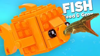 DEADLIEST LEGO GOLDFISH  Feed amp Grow Fish [upl. by Carlynn893]