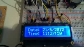 Voltmeter frequency counter function generator RTC Temp and Humidity [upl. by Otreblon]