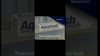 Classic 80s Aquafresh toothpaste ad aquafresh toothpaste nostalgia [upl. by Dahsraf600]