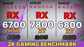 RX 7800 XT VS RX 6800 XT VS RX 6700 XT VS RX 7700 XT VS RX 6700 XT AMD RADEON 7800XT GAMİNG TEST 2K [upl. by Cheng1]