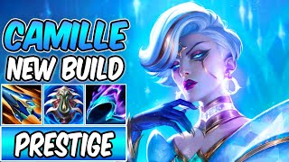 NEW BUILD  SEASON 14 CAMILLE LETHALITY FULL BURST  PRESTIGE WINTERBLESSED CAMILLE GAMEPLAY [upl. by Wurster]