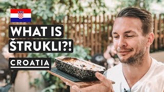 TASTING CROATIAN FOOD BEER amp COFFEE  Strukli in Zagreb  Croatia Travel Vlog [upl. by Temhem713]