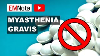 Drugs to Avoid in Myasthenia Gravis MG [upl. by Cockburn]